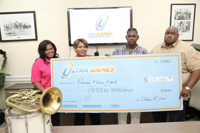 Bahamas Brass Band $15,000 Donation