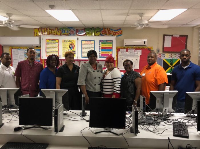 New computers presented to Claridge Primary School